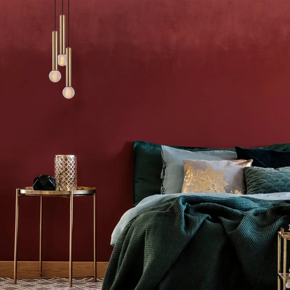 Висящо осветително тяло в златисто ø 22 cm Tempo – Opviq lights