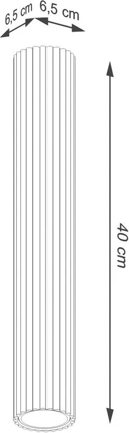 Кафяво-сив метален прожектор Gleam – Sollux