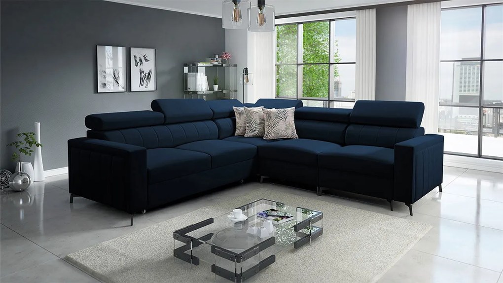 Ъглов диван Baltico IV-Right-Mple