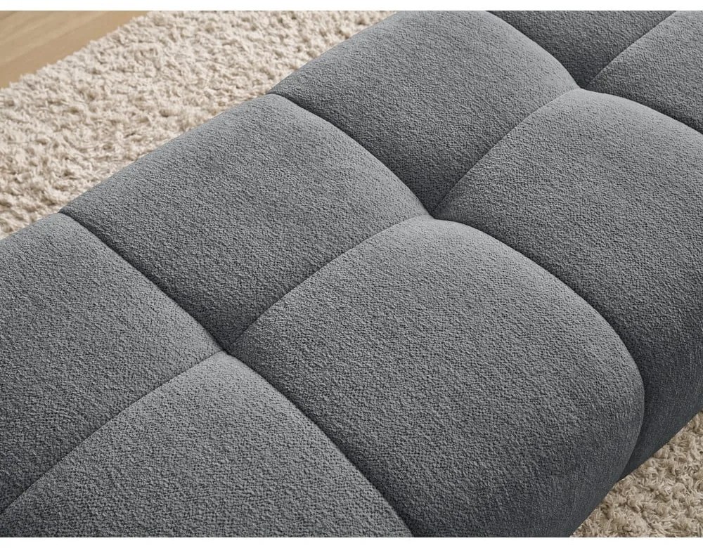 Тъмносива шенилова табуретка Everest – Bobochic Paris