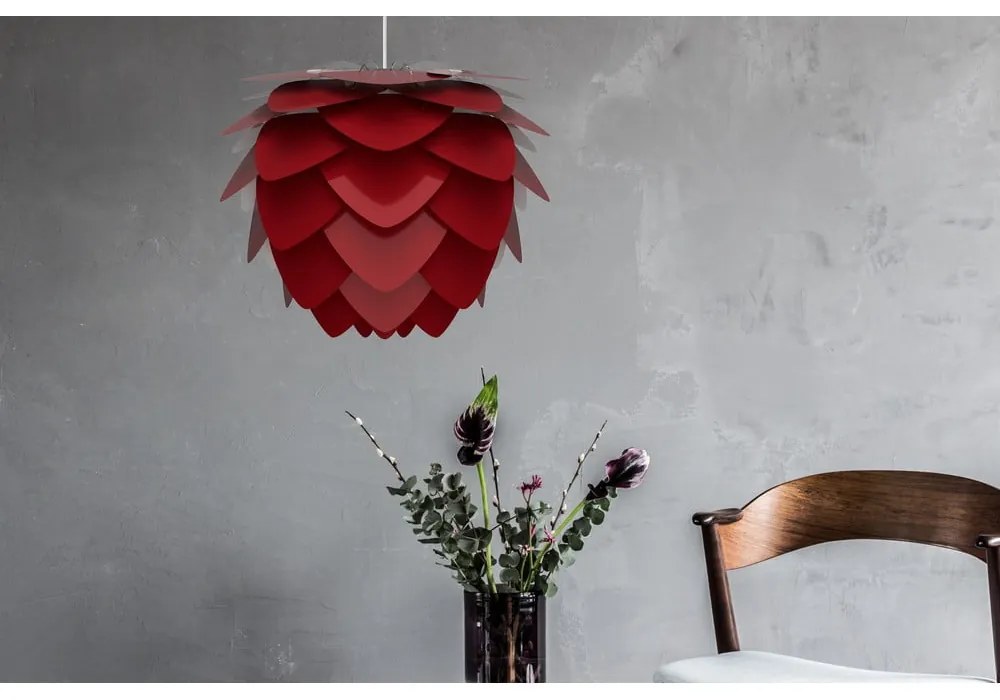 Абажур в цвят бордо ø 59 cm Aluvia – UMAGE