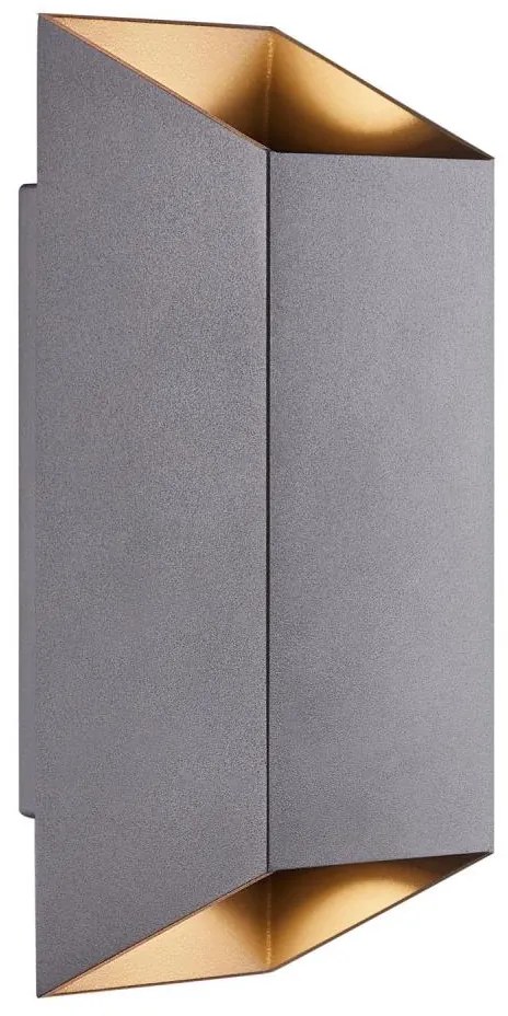 Nordlux - Екстериорен аплик NICO 2xGU10/35W/230V IP54 антрацит
