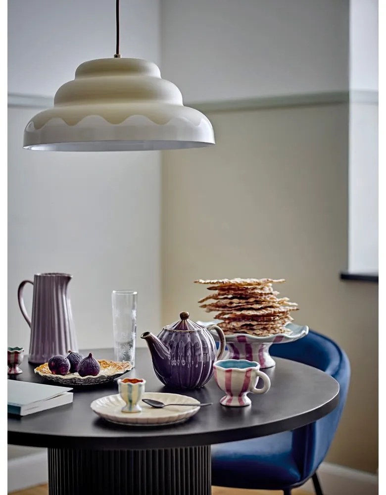 Кремаво висящо осветително тяло с метален абажур ø 40 cm Lacya – Bloomingville