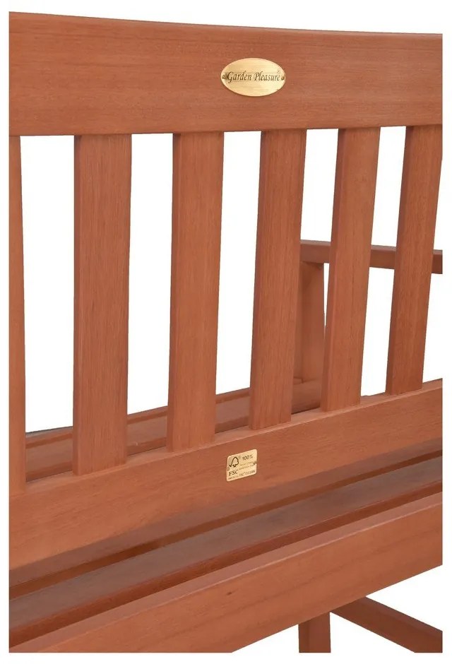 Кафява градинска пейка от масивно дърво Promotion – Garden Pleasure