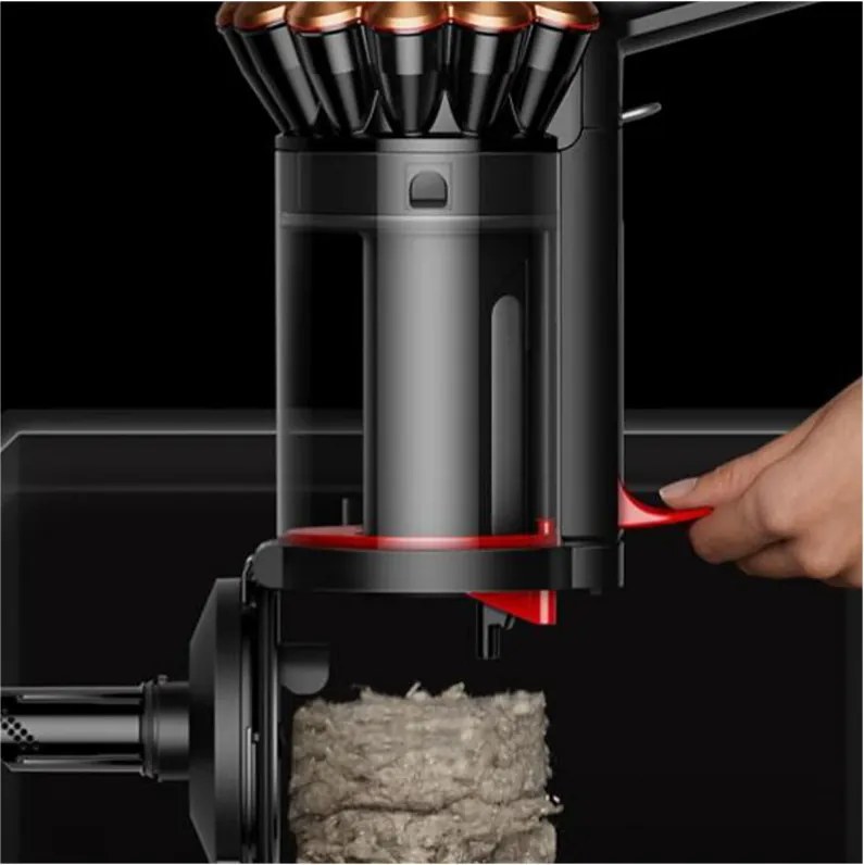 Вертикална прахосмукачка Dyson V16 Piston Animal Submarine 492969-01, 315AW, 900W, 1.3 л, 70 мин, CleanCompaktor™, Hyperdymium™, Wet/Dry, HEPA, LCD, Черен/мед