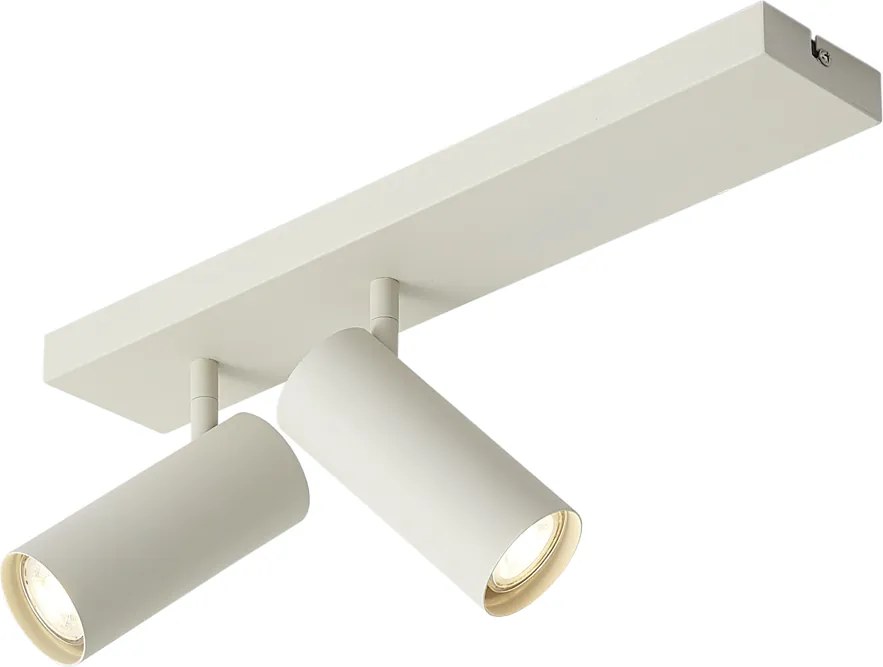 Модерен плафон бежов с 2 светлини, регулируем - Renna