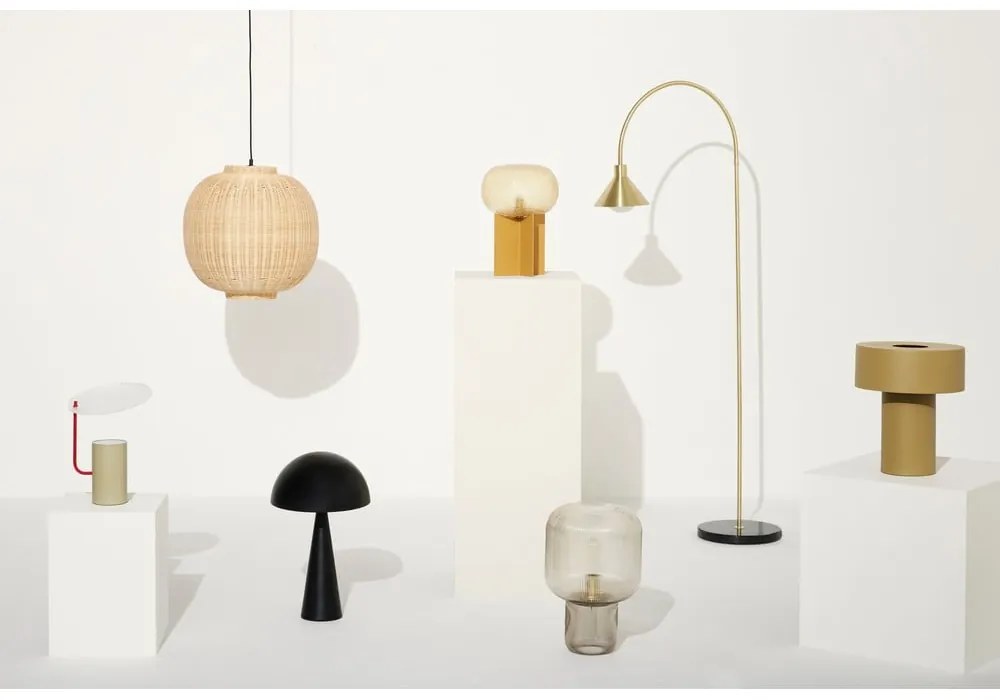 Настолна лампа в цвят каки (височина 37 cm) Aki – Hübsch