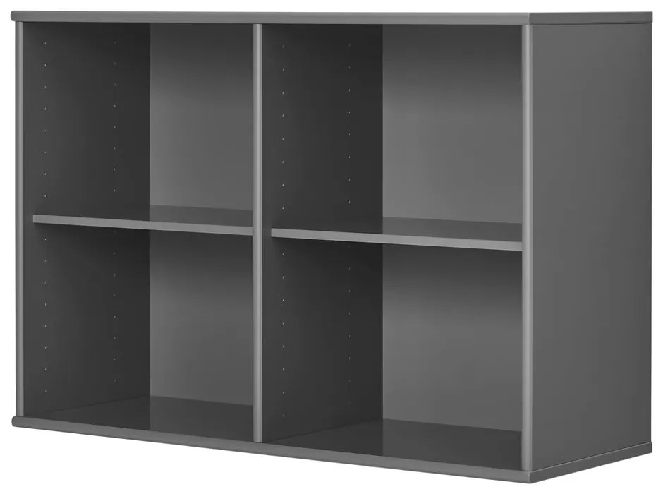Антрацитна висяща библиотека 89x61 cm Mistral – Hammel Furniture