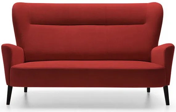 Диван Previous 3-местен-Red-Black