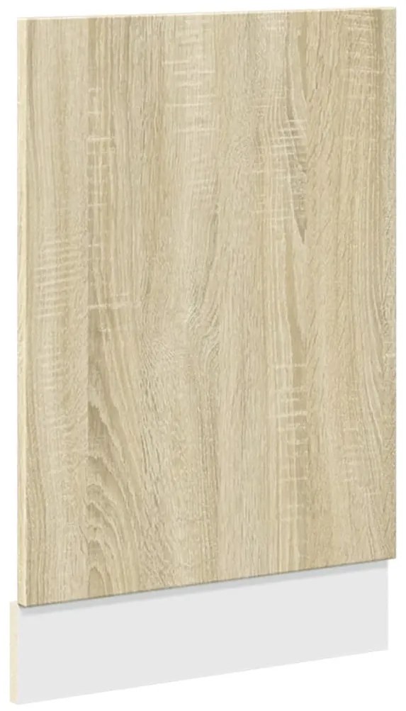 849628 vidaXL Панел за съдомиялна машина, дъб сонома, 45x3x67 см, инженерно дърво