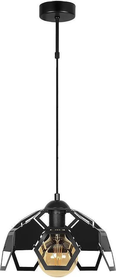 Пендел ДАНТЕ 1, черен, 1xE27