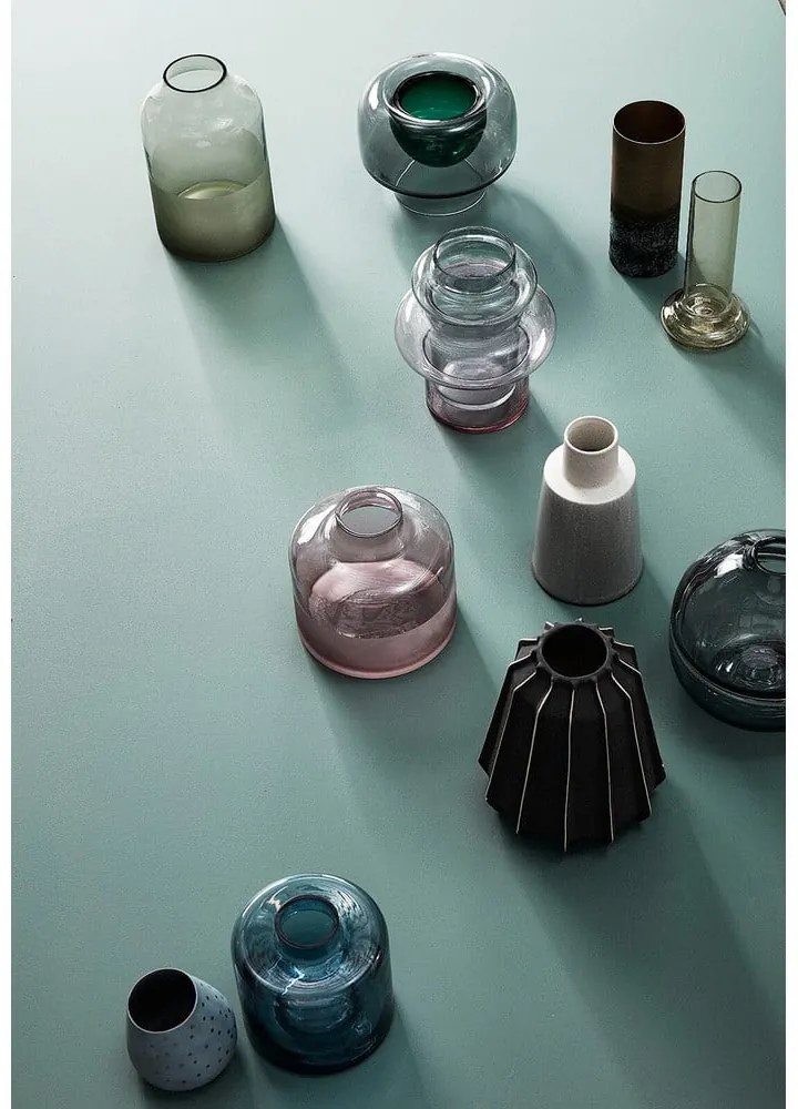 Ръчно изработена стъклена ваза Lunar - Hübsch