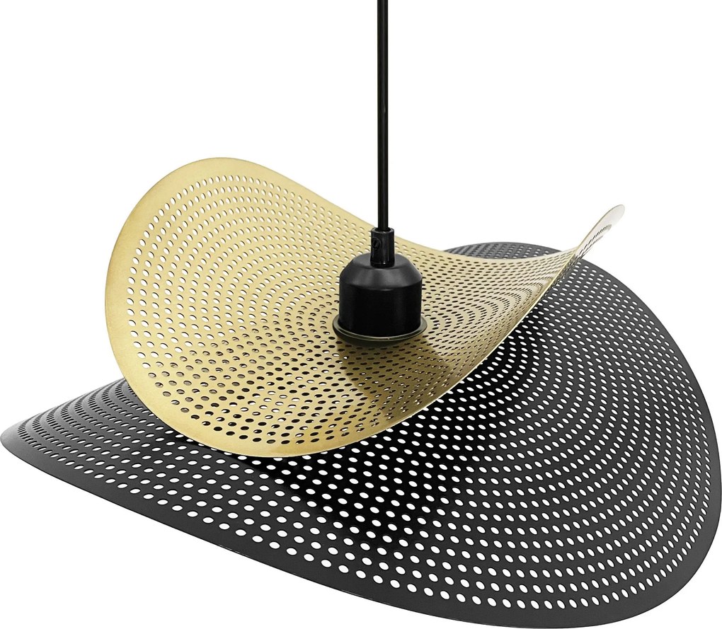 Плафон APP1471-1CP black/gold