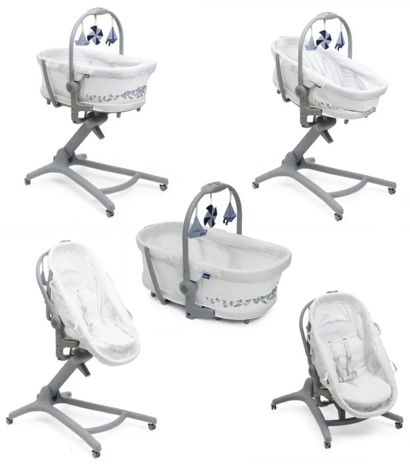 CHICCO Мултифункционално кошче 5в1 BABY HUG PRO WHITE CREAM