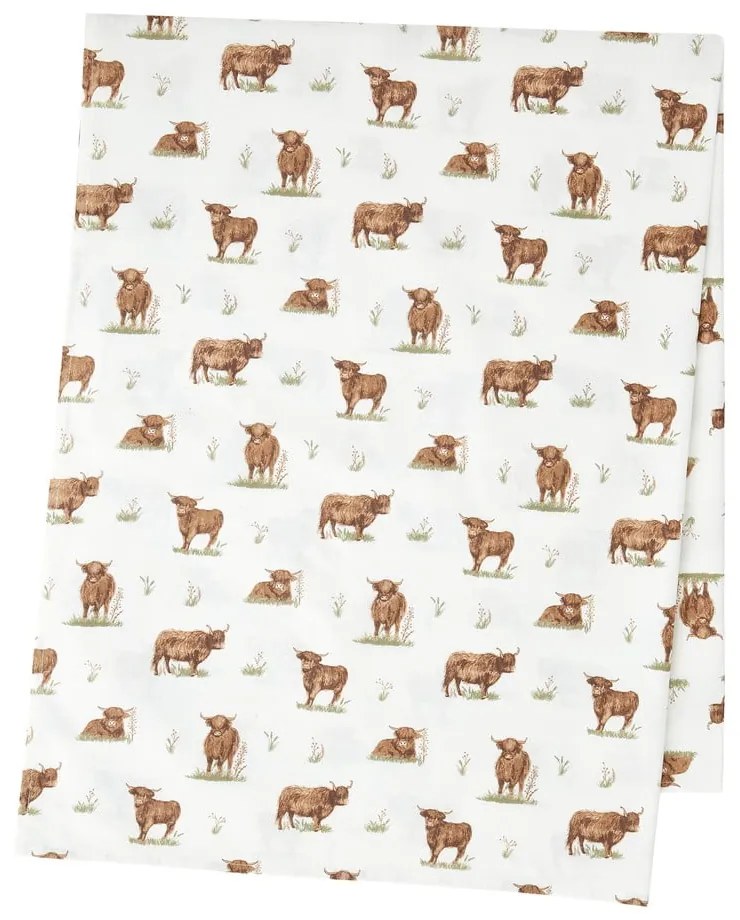 Памучна покривка за маса 132x178 cm Angus Highland Cow – Catherine Lansfield