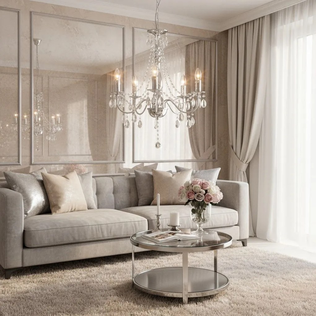 ЛАМПА EBT014-5CP CHROME