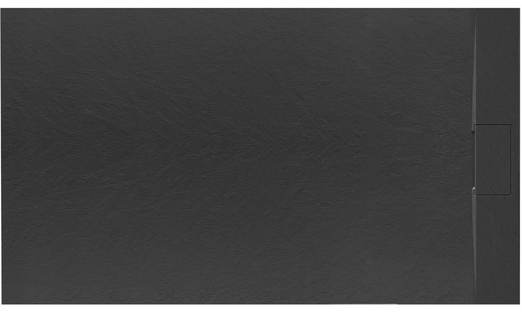Корито за душ кабина Rea Bazalt Black 80x120