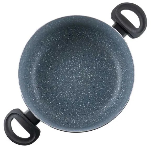 Тенджера Luigi Ferrero Prima FR-2644, 26x12 см, 5.8 л, Незалепващо покритие, Стъклен капак с отвор за пара, Индукция, Тъмносин