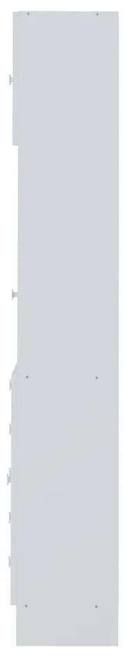 Бял шкаф за баня 90x182 cm Combi - TemaHome