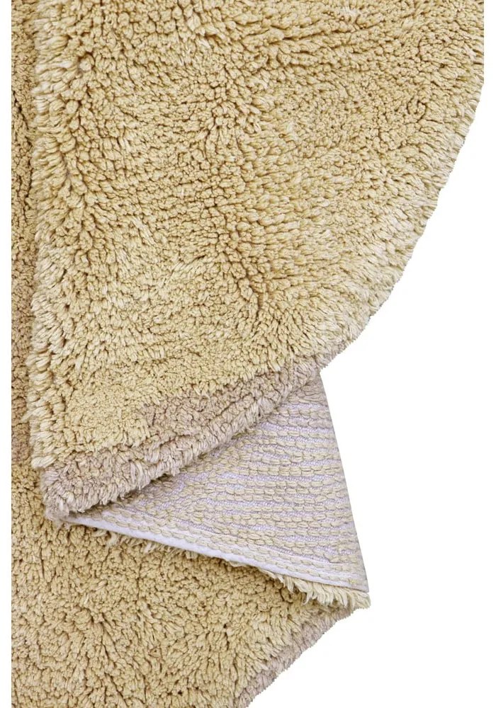 Бежов ръчно изработен памучен детски килим подходящ за пране 120x122 cm Bear – Lorena Canals