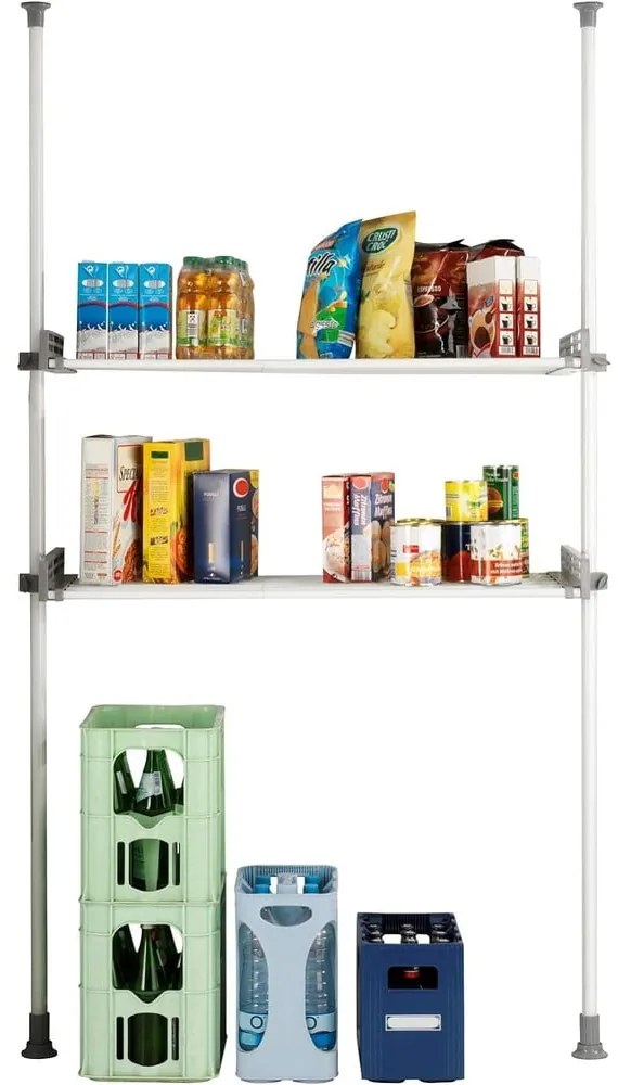 Бял метален рафт за баня 120x300 cm Herkules – Wenko