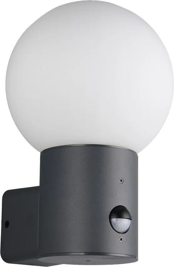 Стенно външно осветително тяло със сензор за движение ø 18 cm Mures – Trio