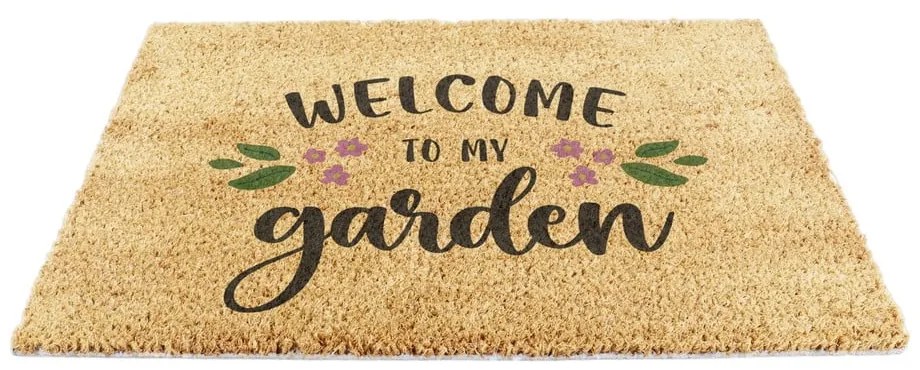 Изтривалка от кокосови влакна 60x90 cm Welcome to My Garden – Artsy Doormats