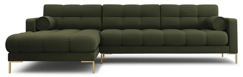 Зелен ъглов диван (ляв ъгъл) Bali – Cosmopolitan Design