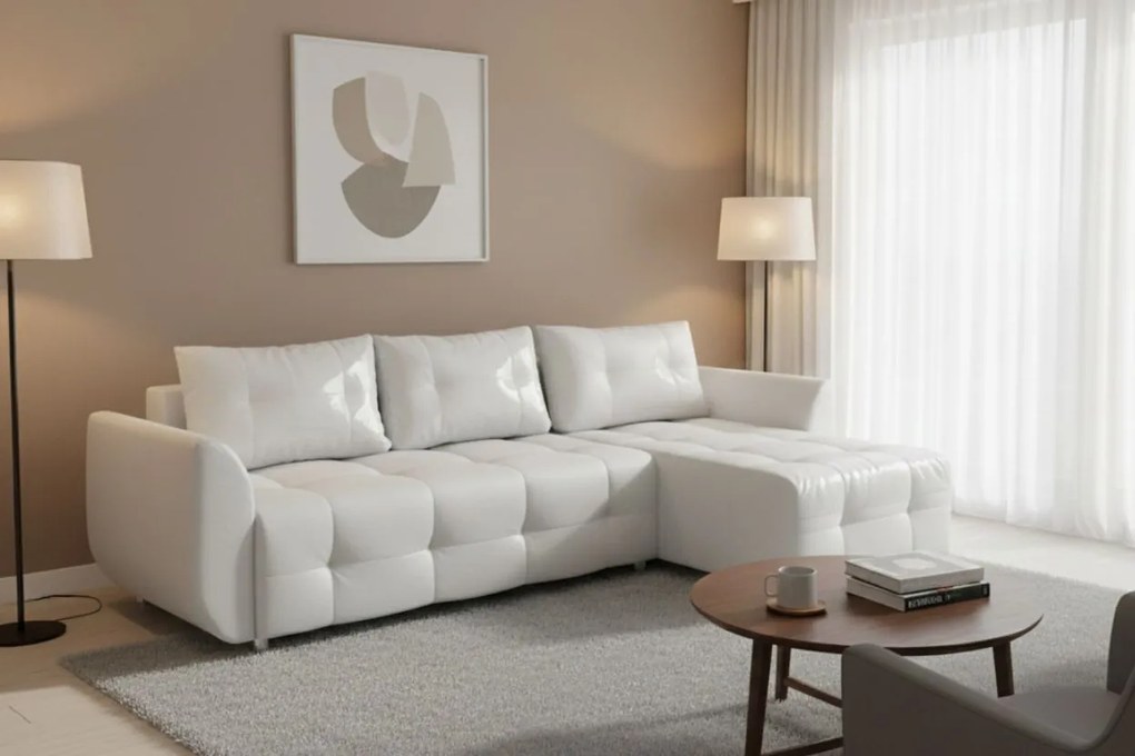 Ъгъл диван Marten-White