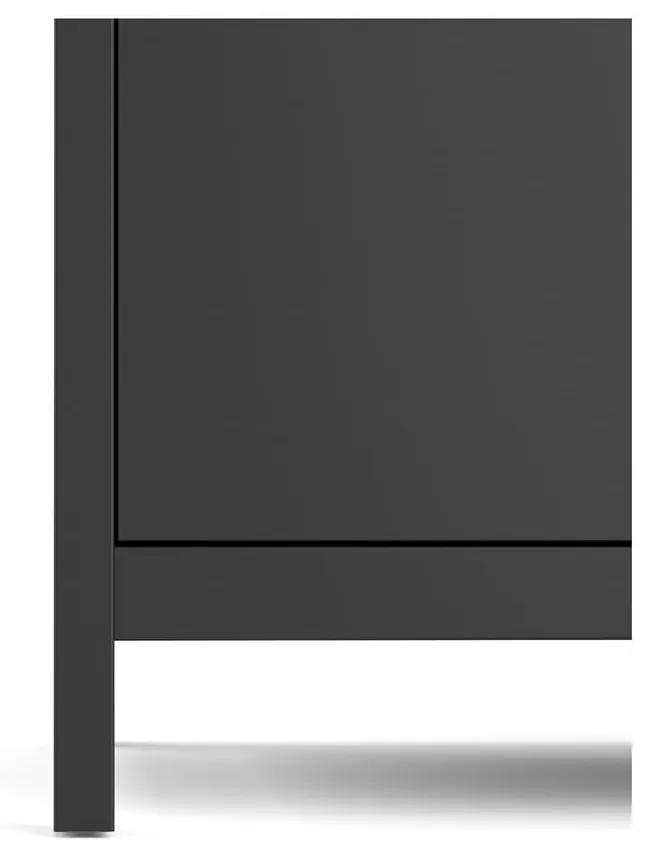 Черен гардероб 102x199 cm Madrid - Tvilum