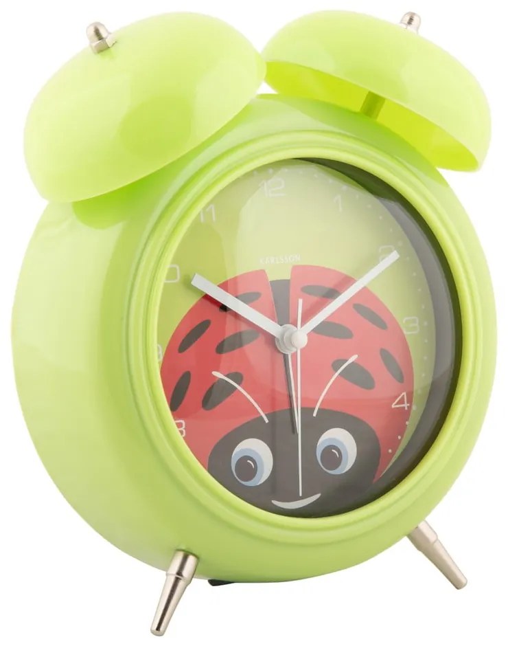 Детски будилник ø 15 cm Peekaboo Ladybug – Karlsson