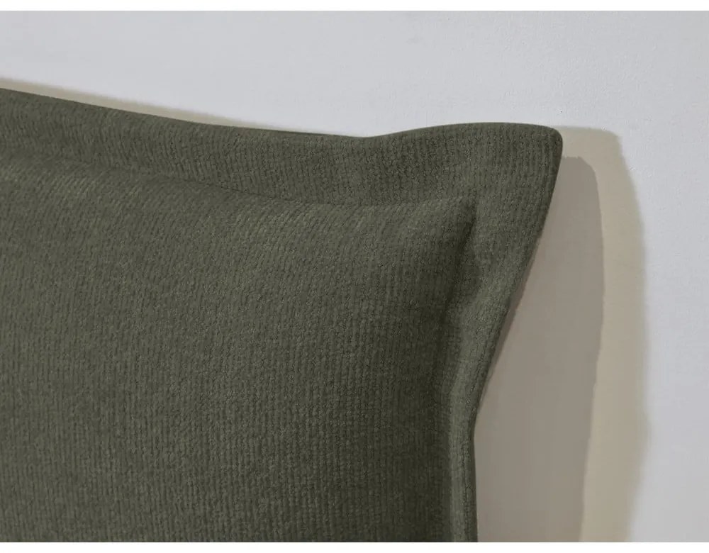 Тъмнозелено/естествено двойно легло с решетка 180x200 cm Charlie - Bobochic Paris