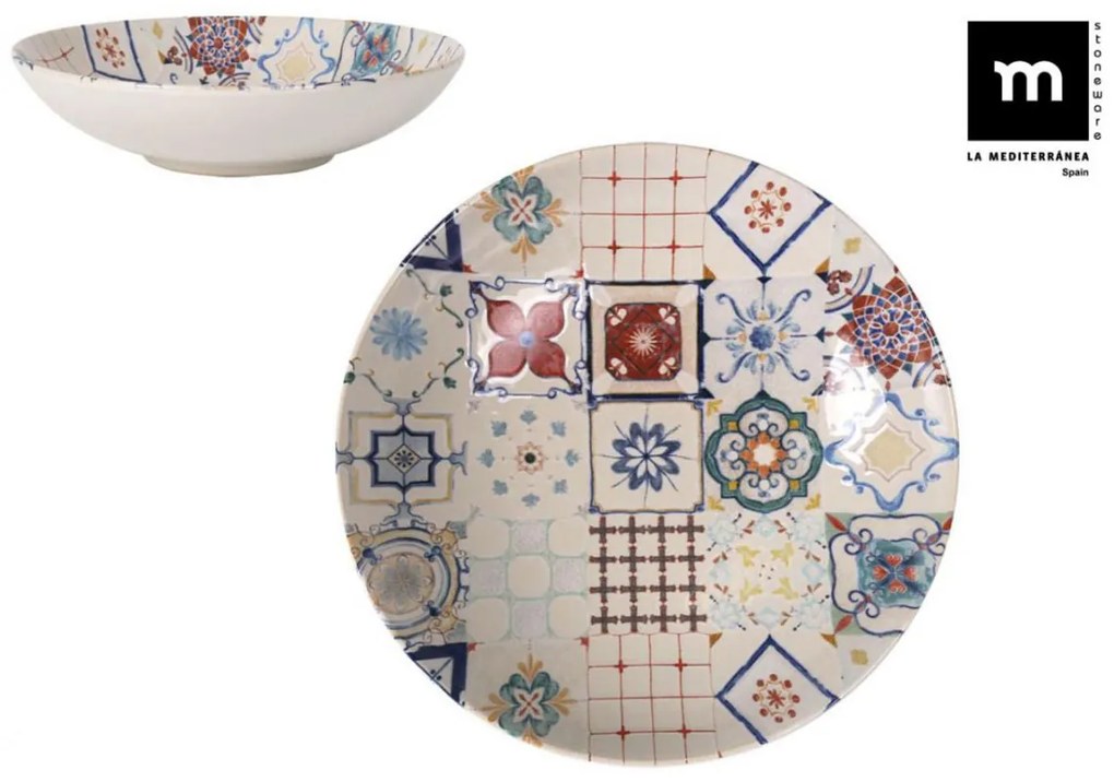Дълбока чиния LA MEDITERRANEA Lore, 21 cm, порцелан