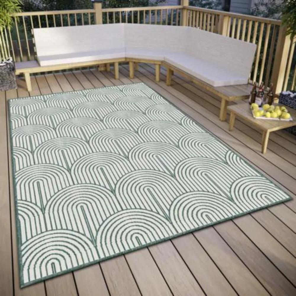 Зелен външен килим 200x290 cm Pangli Green – Hanse Home