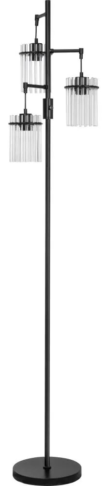 Лампион 3xE27/60W/230V черен/прозрачен