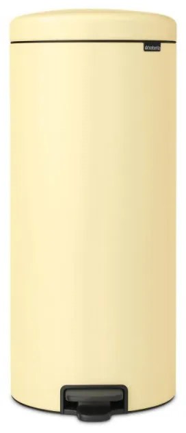 Кош за боклук с педал Brabantia NewIcon 1008852, 30 л, Плавно затваряне, Противоплъзгаща основа, Жълт