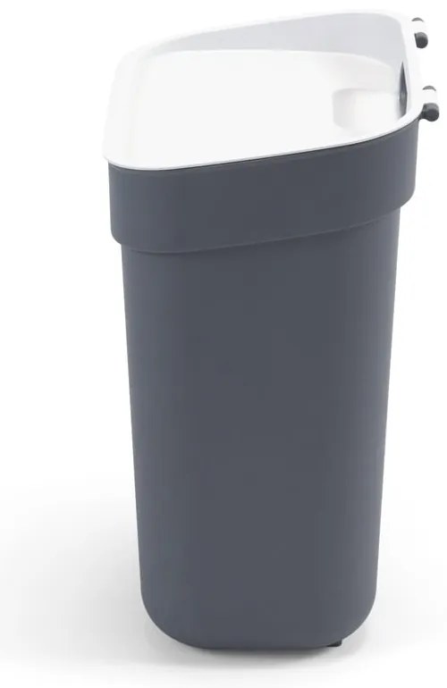 Тъмносив кош за отпадъци от рециклирана пластмаса 10 l Ready To Collect – Curver