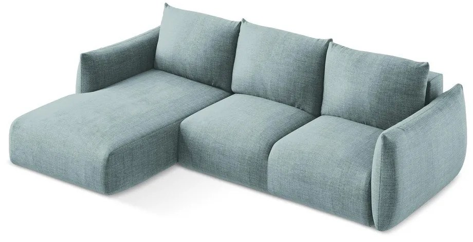 Син сгъваем ъглов диван (ляв ъгъл) Leila – Makamii