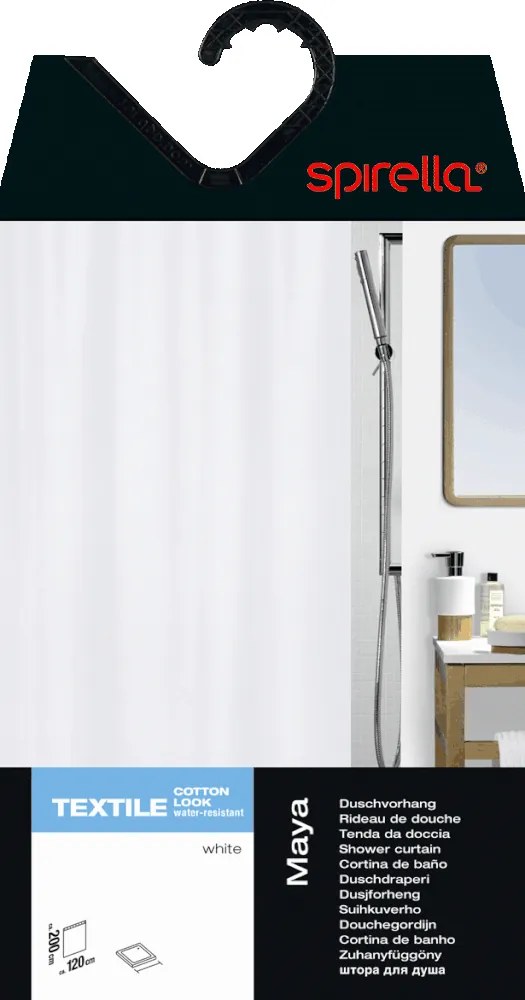 Завеса за душ 240x200 cm Maya – Spirella
