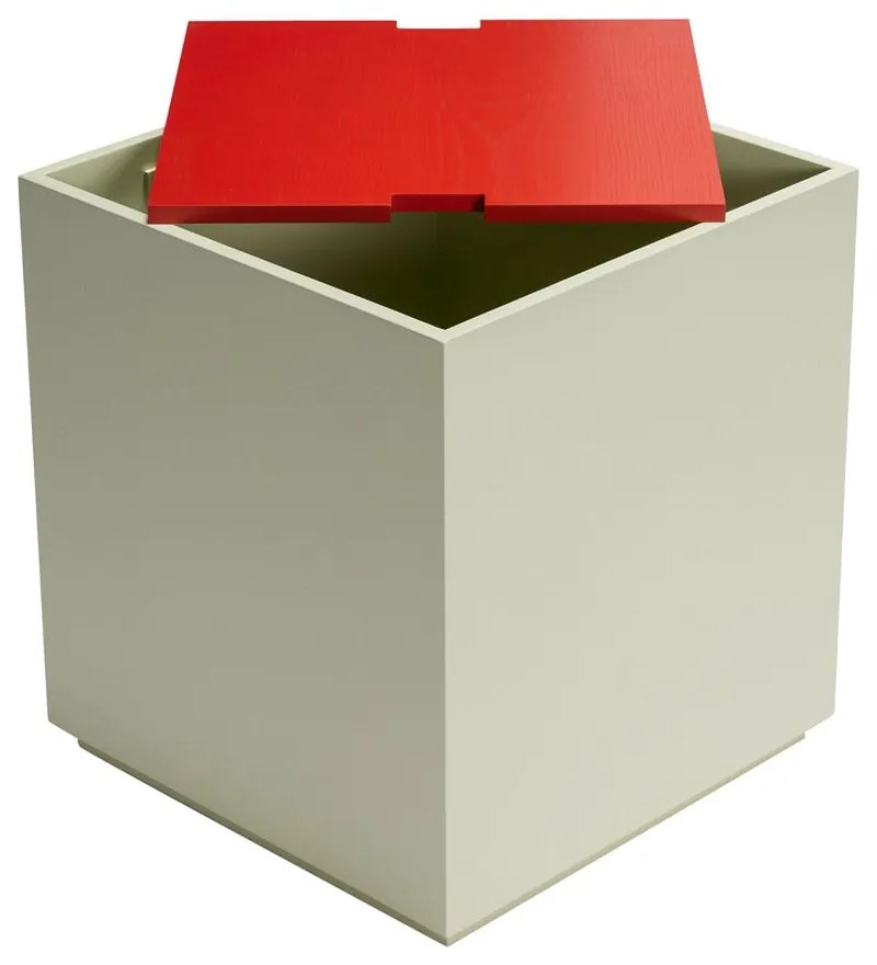 Ракла от масивен ясен в червен и светлозелен цвят 40x45 cm Vault – Hübsch