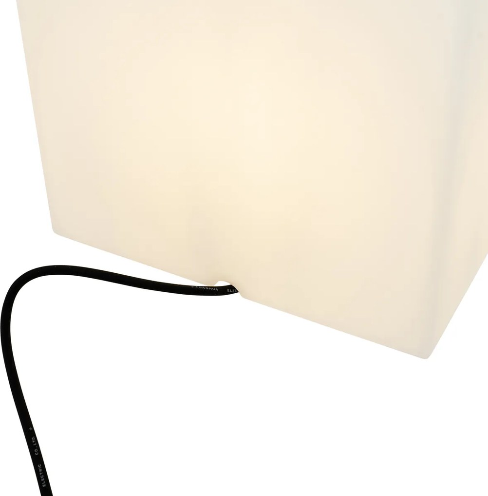 Интелигентна лампа за външно осветление бяла 30 см квадратна с LED A60 IP44 - Nura