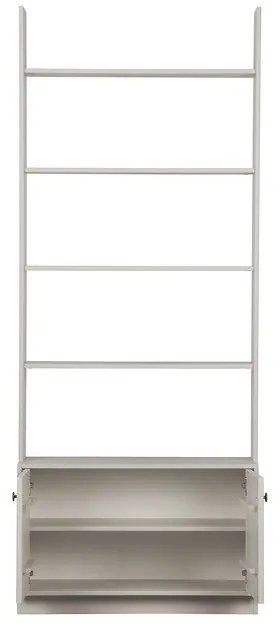 Светлосива модулна етажерка от борова дървесина 80x200 cm Madu - WOOOD