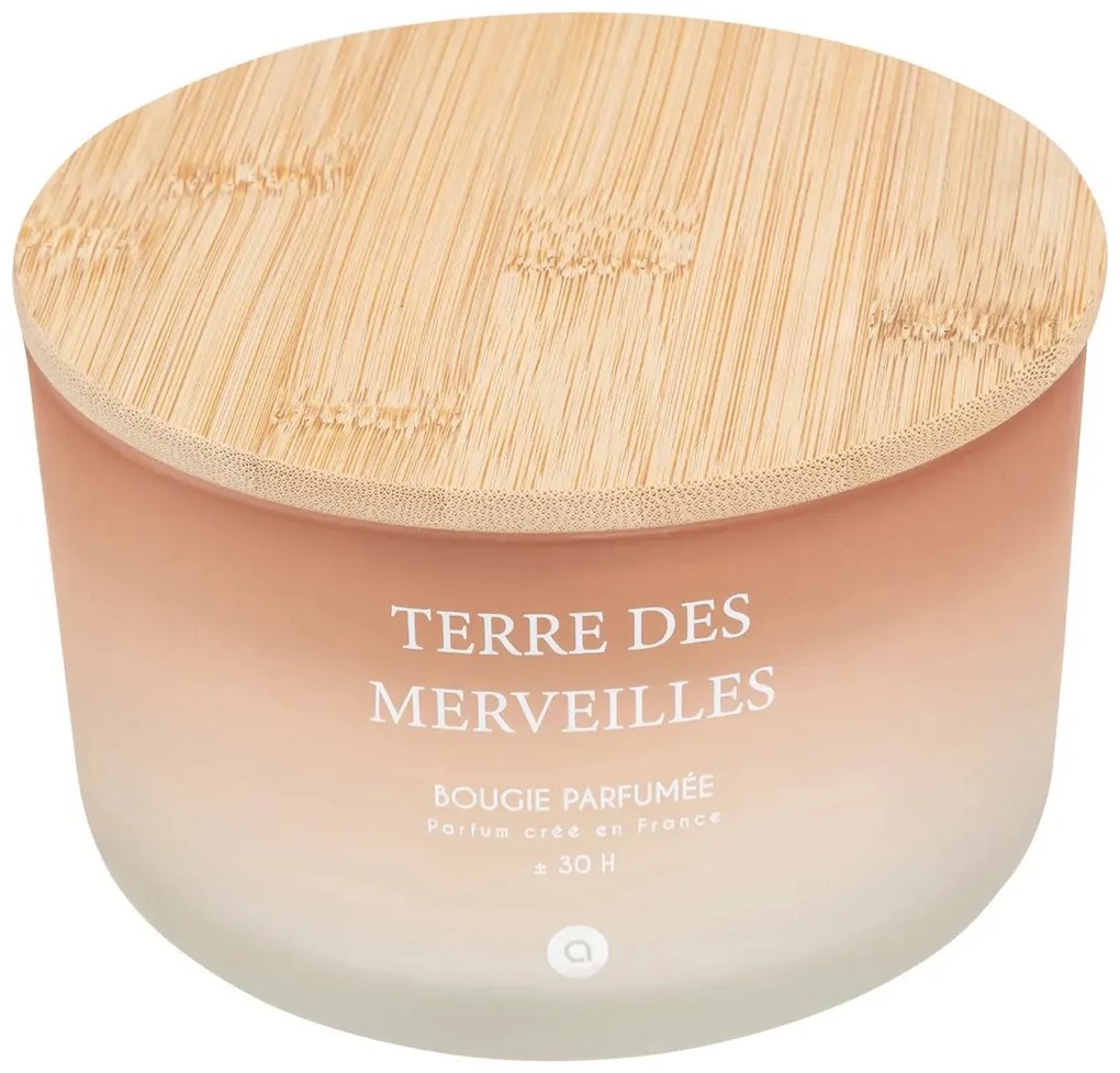 Ароматна свещ atmosphera Sana, Стъкло, 420 g - Terre des Merveilles