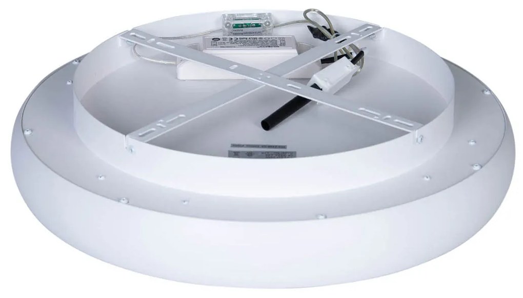 Модерен таванен плафон бял 45см с димируем LED - Кардона