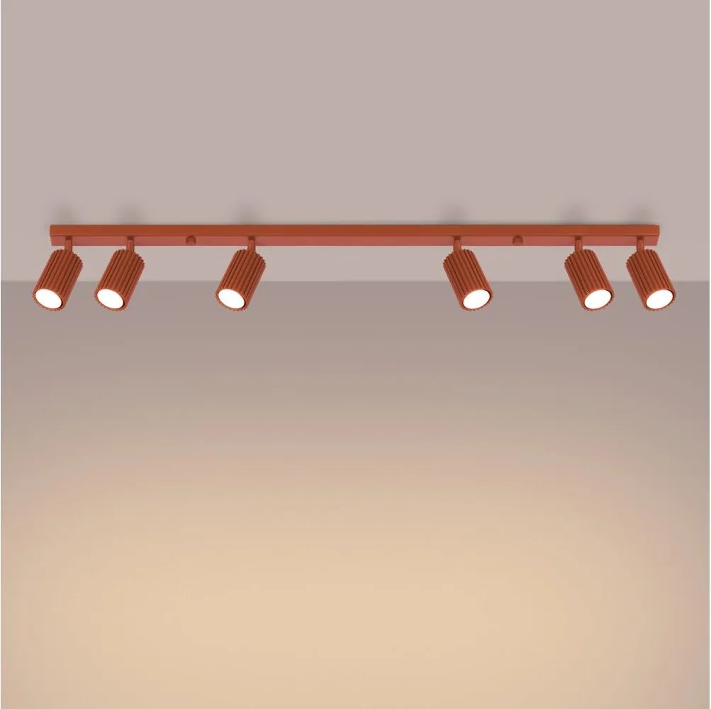 Brilagi - LED точково осветително тяло CRESTO 6xGU10/10W/230V червено