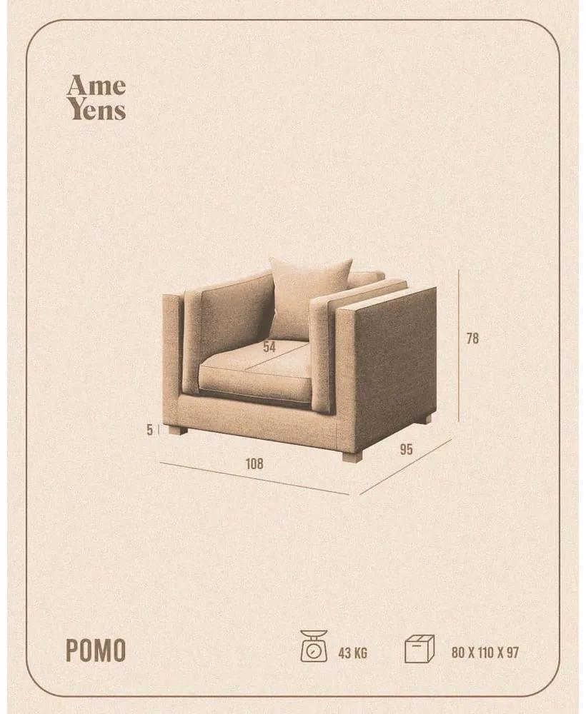 Антрацитен фотьойл Pomo - Ame Yens