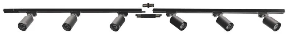 Zuma Line 3025 - Спот в релсова система TORE 6xGU10/35W/230V черен