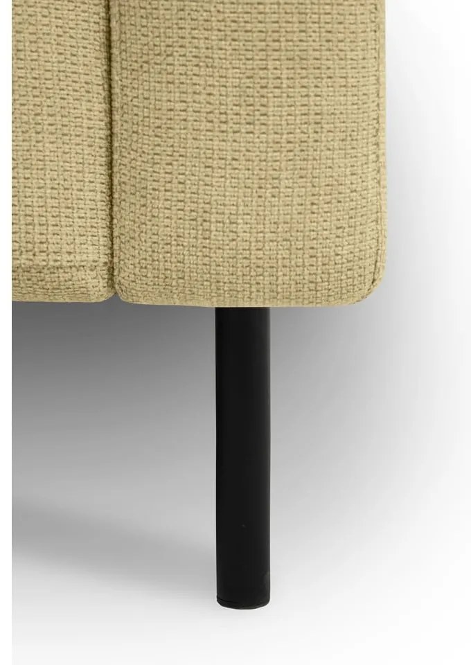 Ъглов диван в цвят жълта охра (ляв ъгъл) Hero – Scandic