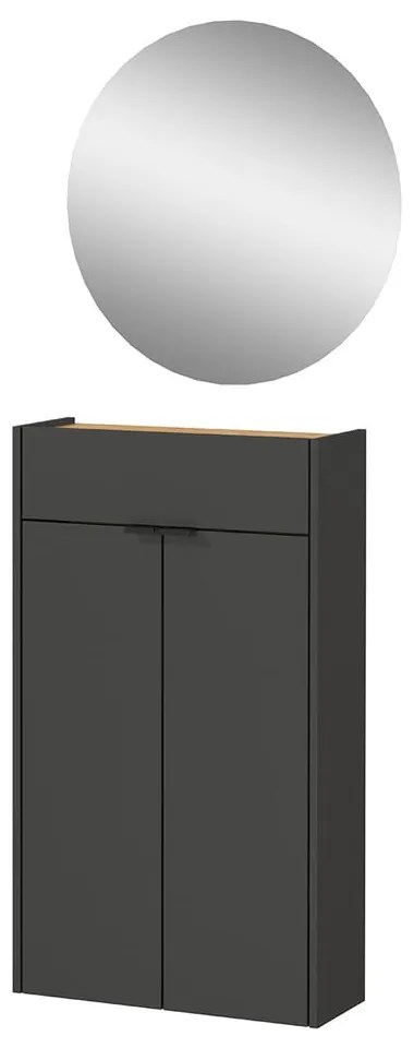 Комплект антрацит/натурален коридор Ameca - Germania