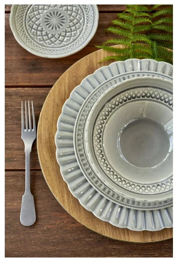 Купа от сив фаянс , ⌀ 18 cm Cristal - Costa Nova